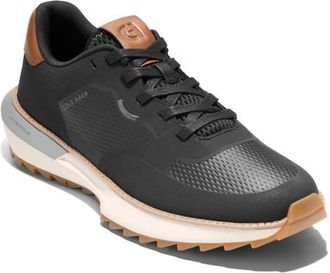 Cole Haan GrandPro Ashland II Golf Sneaker in Black /New Caramel /Ivory at Nordstrom, Size 10.5