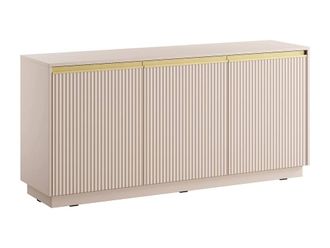 Vente-Unique Buffet With 3 MDF Doors - Beige & Gold - POSINIA