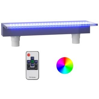 vidaXL Fuente Cascada Con Led Rgb Acr&iacute;lico 60 Cm Vidaxl
