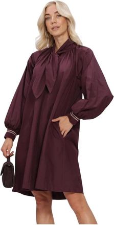Summum Kleedjes, Dames, Paars, XS, Dress Taft Light
