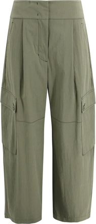 Max Mara Wide Trousers, female, Green, XS, Wide Trousers