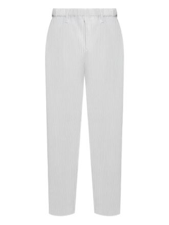 Homme Plissé Issey Miyake pleated straight-leg trousers - Grey