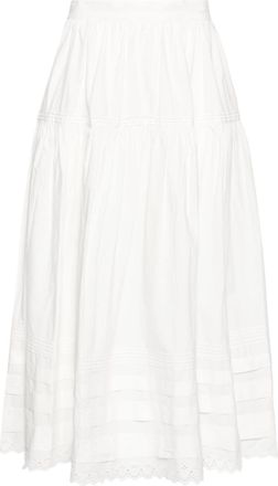 Dôen Sebastiane A-line skirt - women - Organic Cotton - L - White