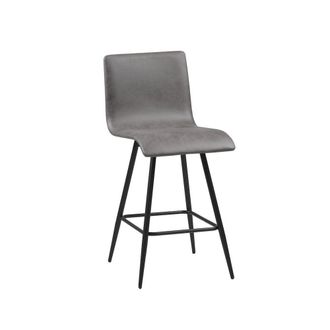 Ink + Ivy Faux Leather Swivel Counter Stool