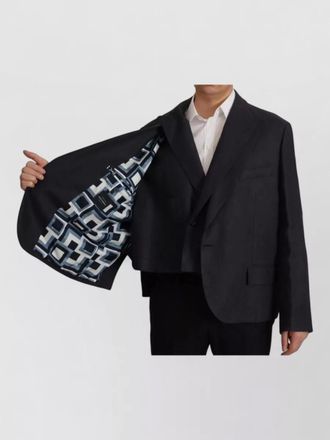 Dolce & Gabbana linen double-breasted blazer