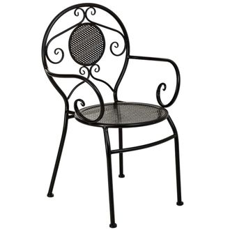 Wanderlust Deco Sill&oacute;n de forja 58 x 42 x 88h cm