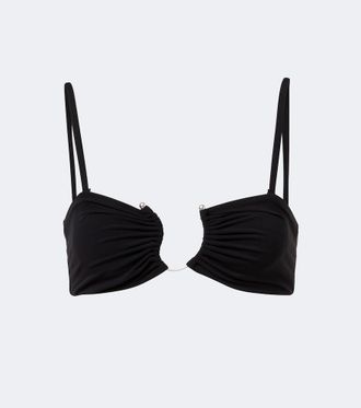 CHRISTOPHER ESBER Gathered bikini top