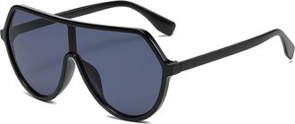 Generic Large Frame Street Shot Men and For Women Sunglasses Outdoor Vacation Sunshade Glasses (Color : C, Size : Medium)