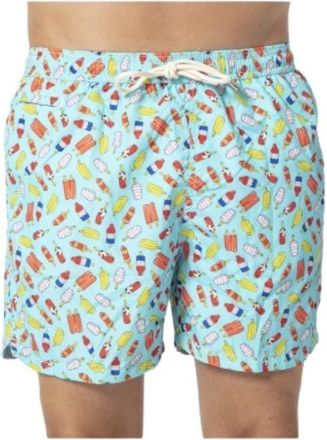 MC2 Saint Barth Strandkleding - Heren - Strandmode - Blauw - XL - Badmode