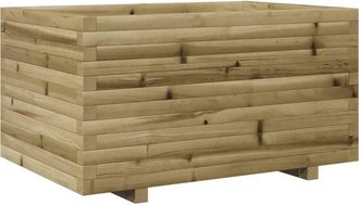 vidaXL Jardinera Madera De Pino Impregnada 90x60x49,5 Cm Vidaxl