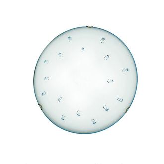 Kolarz Kolarz Nonna Plaf&oacute;n Decorativo De Cristal 2 Luces Lat&oacute;n Envejecido