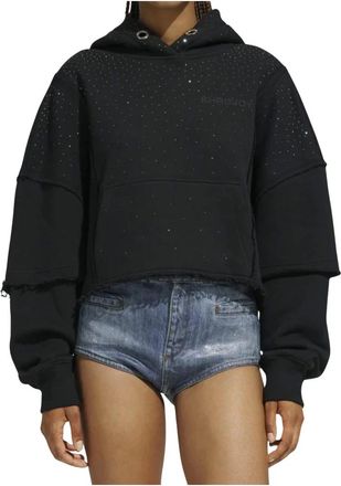 Khrisjoy Dames, Sweatshirts & Hoodies, Zwart, Maat: 3XS