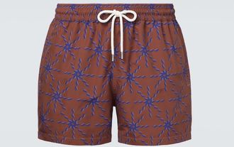 Frescobol Carioca Rio printed swim trunks