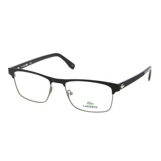 Lacoste Mens Black Rectangular Eyeglass Frames L2198N 001