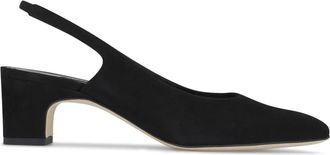 Manolo Blahnik Pumps in pelle 50mm - Nero
