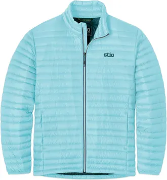 Stio | Mens Pinion Down Sweater Jacket, Size Extra Large in Horizon