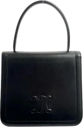 Celine Pre-owned Leren Handtas - Dames - Vintage Handtas - Zwart - ONE Size - Leer - Vintage