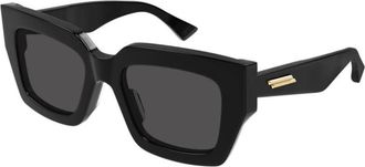 Bottega Veneta Grey Square Ladies Sunglasses BV1212S 001 52