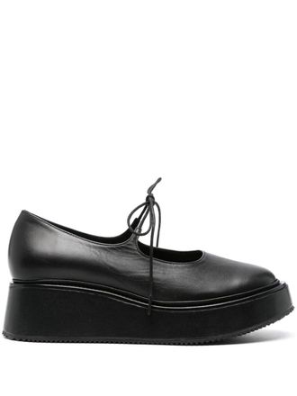 Nicole Saldanã 50mm Fabiana wedge shoes - Black