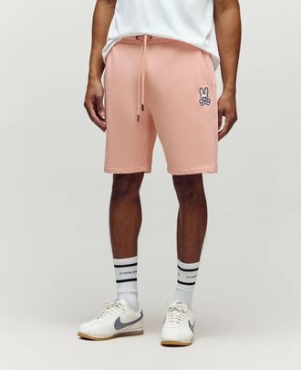 Psycho Bunny Mens Timothy 4K Bunny Short 806 PEACH MELBA / XL