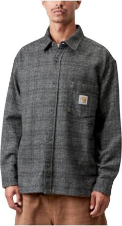 Carhartt Work in Progress L/S Bagley Shirt - Heren - Casual Overhemden - Zwart - M - Katoen - Overhemden