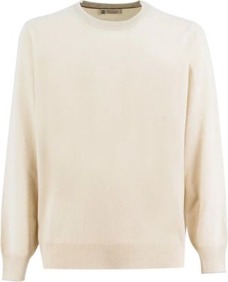 Brunello Cucinelli Uomo, Maglie, Beige, XL, new