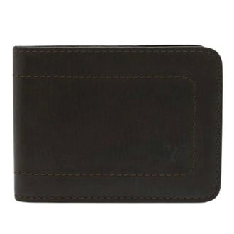 Louis Vuitton Pre-owned Wallets, female, Brown, Size: ONE SIZE Pre-owned Utah Bifold Wallet
