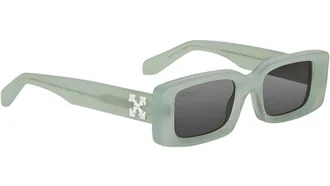 Off-white Grey Rectangular Unisex Sunglasses OERI016 5907 50