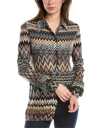 Missoni Zigzag Wool-Blend Shirt