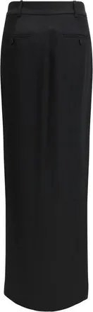 Tom Ford Womens Black Acetate Long Skirt