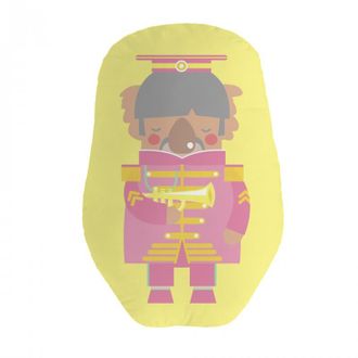 Muemue Coj&iacute;n algod&oacute;n amarillo 30x40 cm