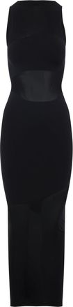 Wolford Black Shade Polyamide Long Dress-Donna