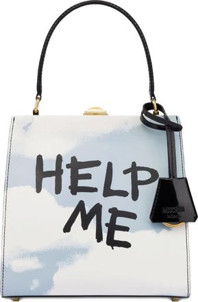Moschino Borsa tote Help Me - Blu