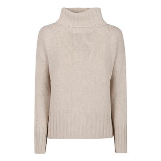 Aragona Long Sleeve Turtle Neck Sweater - Dames - Cashmere truien - Bruin - XS - Kasjmier - Truien & Vesten