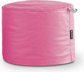 Happers Happers - Puff Taburete Polipiel Exterior Rosa Rosa