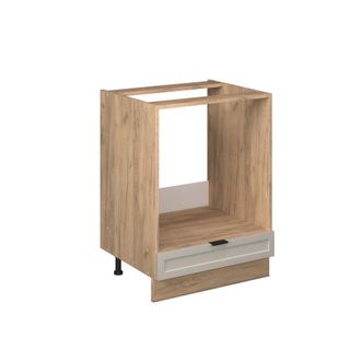 Vicco Armario Para Horno Empotrado Fame-line, Grisbeige, 60 Cm Sin Encimera