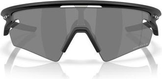 Oakley Gender Inclusive Sphaera 36mm Polarized Rectangle Shield Sunglasses in Matte Black/prizm Black at Nordstrom