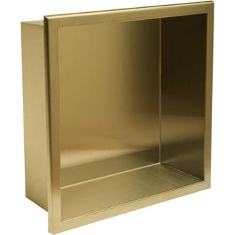 Rea Scaffale da bagno REA 30X30 gold brush