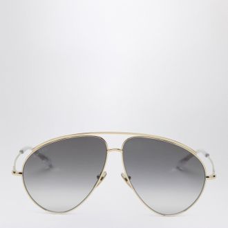Gucci Gold metal Aviator sunglasses