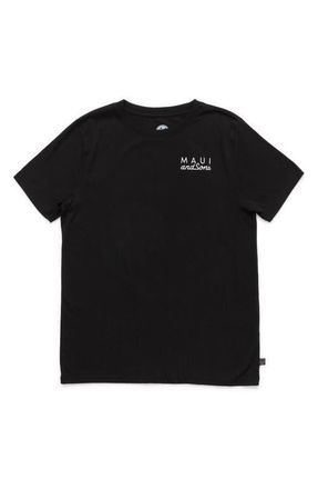 Maui and Sons Cookie Logo Graphic T-Shirt in Black at Nordstrom, Size Xx-Large