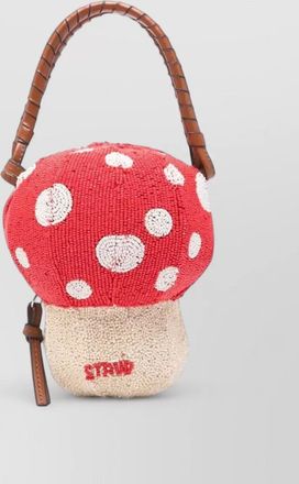 Staud mushroom beaded mini tote top handle