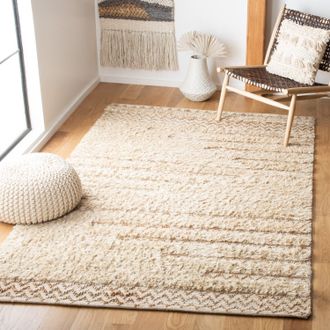 Safavieh Natura Hand Made Area rug, Beige / Natural Contemporary Style Non-Shedding