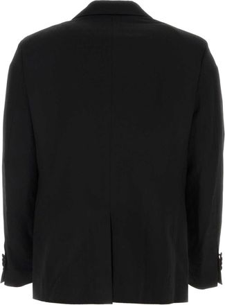 Etro Mens Black Stretch Wool Blazer 001 Giacche E Gilet Jacket