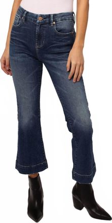 Dear John Denim Jeanne Mid Rise Cropped Flare Jeans In Sonoma