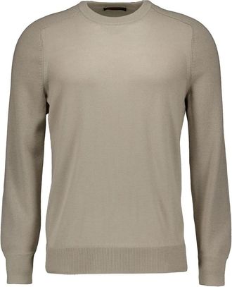 Gran Sasso Beige Sweater Trui - Heren - Ronde hals truien - Beige - 3XL - Truien & Vesten