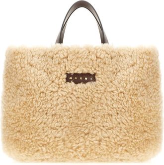 Marni Tassen, Dames, Beige, ONE Size, Tote Bag