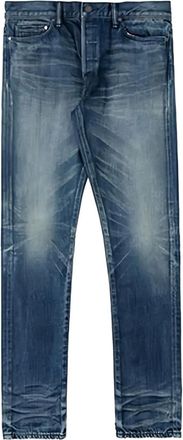 John Elliott + Co Jeans con effetto schiarito - Blu