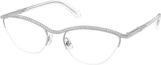 Swarovski SK 1026 4001 56mm Womens Oval Eyeglasses 56mm