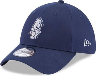 New Era Chicago Cubs MLB Cooperstown Historic Logo Navy Blue 39Thirty Stretch Cap
