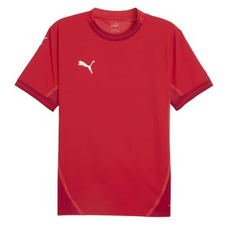 Puma Heren TeamFinal Jersey T-Shirt (Rood/Wit)